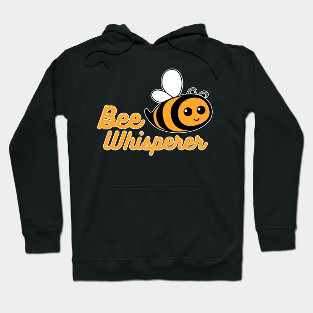 Bee Whisperer Honey Bee Hoodie by Owl Is Studying